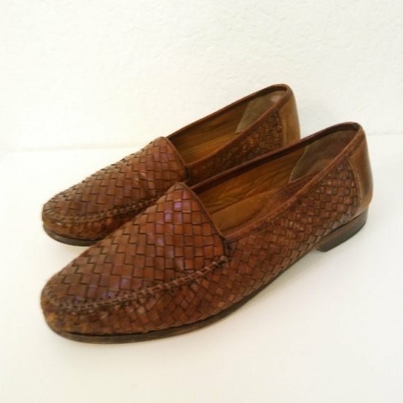 Garys International Weave Leather Loafer Shoes - Picture 3 of 8